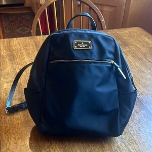 Kate Spade Black Backpack Sleek Minimalist Design